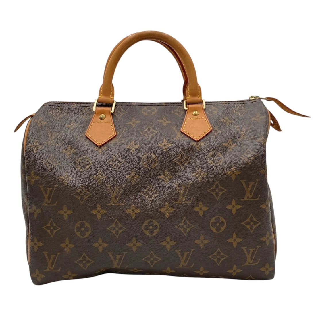 LOUIS VUITTON SPEEDY 30 HANDBAG: LOUIS VUITTON Speedy 30 Handbag Brand: LOUIS VUITTON Type: Handbag Material: Monogram canvas Color: Brown Size: W29.5cm x H21cmx D17cm W11.6 x H8.3x D6.7inch Accessories: None Accessories Notice: