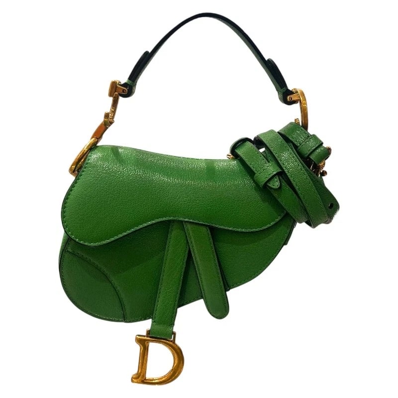 CHRISTIAN DIOR SADDLEBAG MICRO SHOULDER BAG: Christian Dior Saddlebag Micro Shoulder Bag Brand: Christian Dior Type: Shoulder Bag Material: leather Color: Gold Hardware Size: W14cm x H12cmx D2cm W5.5 x H4.7x D0.8inch Accessories: None