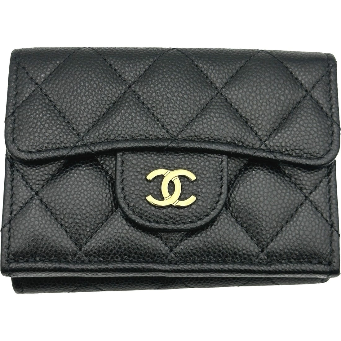 CHANEL SMALL FLAP WALLET TRI-FOLD WALLET (1 of 9)