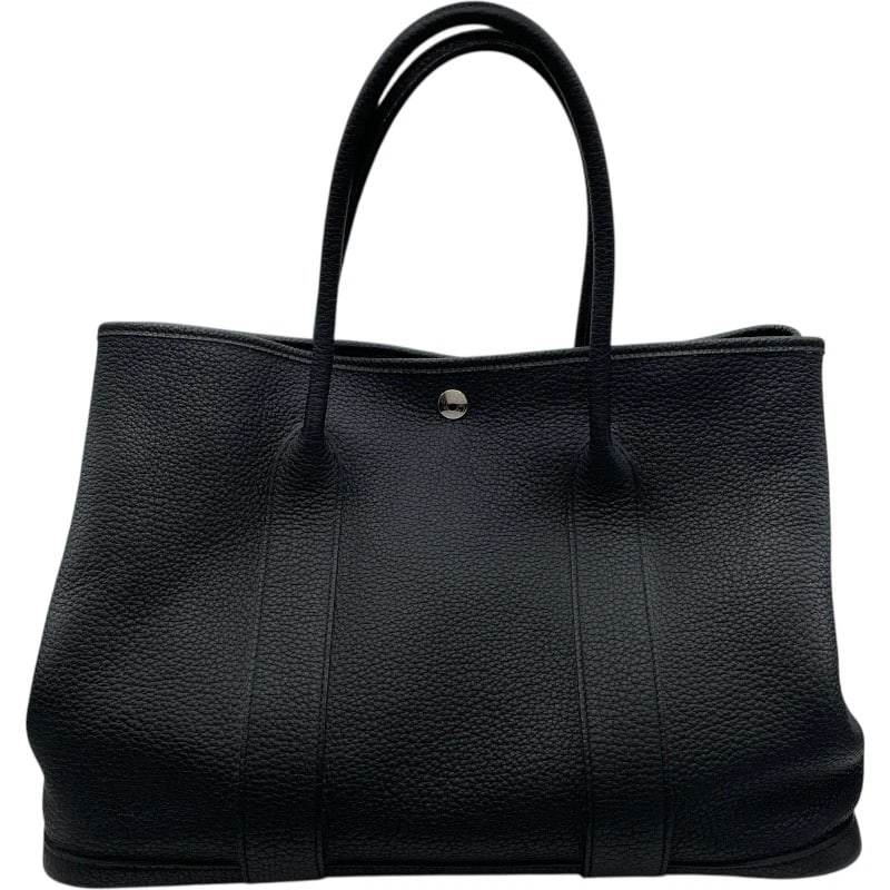 HERMES GARDEN PARTY PM HANDBAG: HERMES Garden party PM Handbag Brand: HERMES Type: Handbag Material: Negonda Color: Black SVHardware Size: W36.5cm x H26cmx D18cm W14.4 x H10.2x D7.1inch Accessories: None Accessories Notice: When
