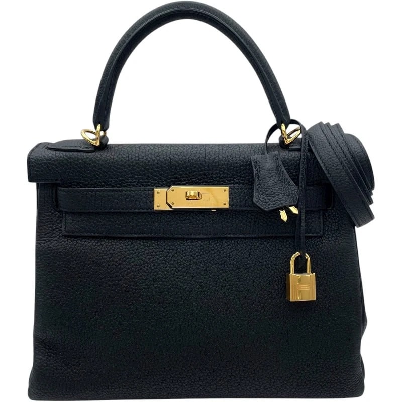 HERMES KELLY 28 INTERNAL SEWING SHOULDER BAG: HERMES Kelly 28 internal sewing Shoulder Bag Brand: HERMES Type: Shoulder Bag Material: Togo Color: Black Gold Hardware Size: W28cm x H20cmx D10cm W11.0 x H7.9x D3.9inch Accessories: None Accessories