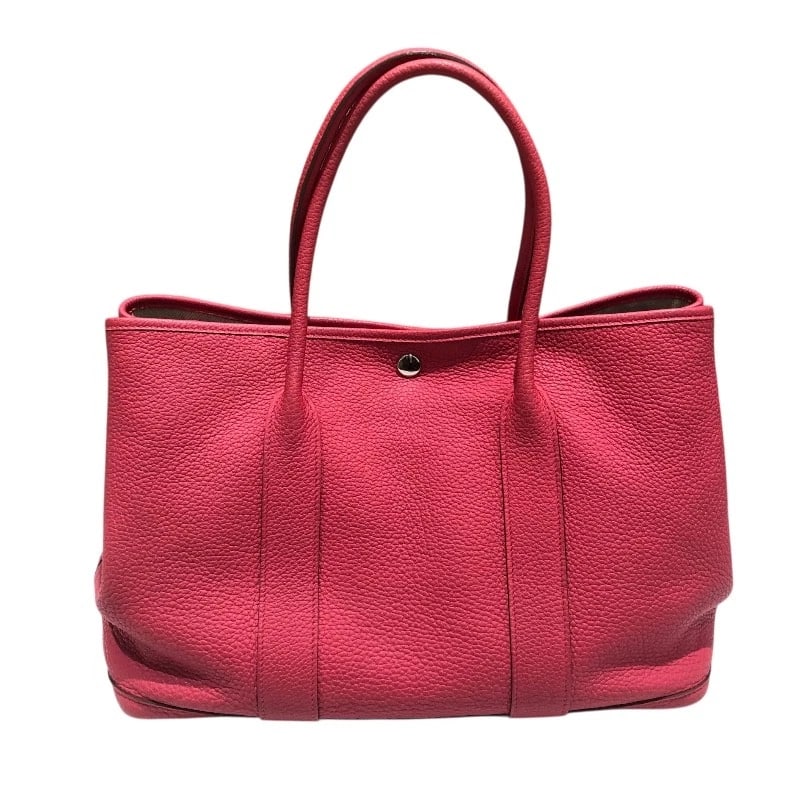 HERMES GARDEN PARTY PM HANDBAG: HERMES Garden party PM Handbag Brand: HERMES Type: Handbag Material: Negonda Color: Rose Jaipur Size: W36cm x H24cmx D17cm W14.2 x H9.4x D6.7inch Accessories: None Accessories Notice: When