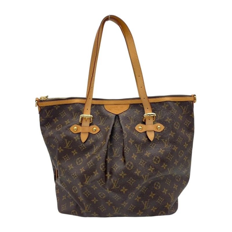 LOUIS VUITTON PALERMO GM SHOULDER BAG: LOUIS VUITTON Palermo GM Shoulder Bag Brand: LOUIS VUITTON Type: Shoulder Bag Material: Monogram canvas Color: Brown Size: W45cm x H33cmx D18.5cmW17.7 x H13.0x D7.3inch Accessories: None A