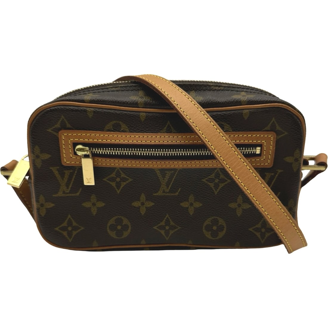 LOUIS VUITTON POCHETTE CITE SHOULDER BAG: LOUIS VUITTON Pochette Cite Shoulder Bag Brand: LOUIS VUITTON Type: Shoulder Bag Material: Monogram Color: Brown Size: W21cm x H12cmx D5cmW8.3 x H4.7x D2.0inch Accessories: None Accessorie
