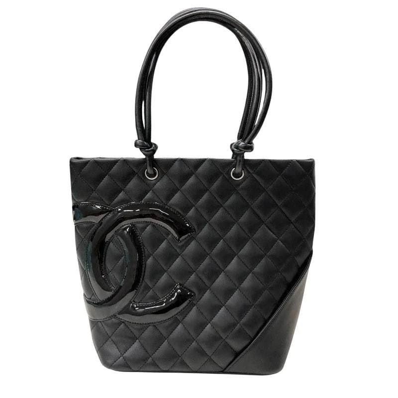 CHANEL CAMBON LINE TOTE MEDIUM TOTE BAG: CHANEL Cambon Line Tote Medium Tote Bag Brand: CHANEL Type: Tote Bag Material: leather Color: black Size: W15cm x H24cmx D11.5cm W5.9 x H9.4x D4.5inch Accessories: None Accessories Notice: