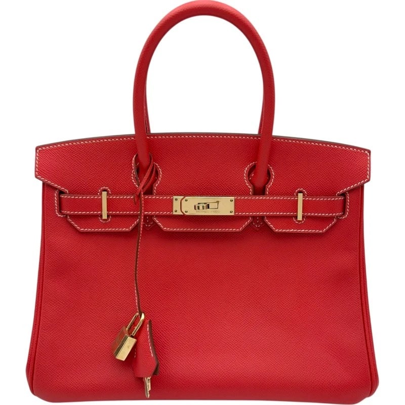 HERMES BIRKIN 30 CANDY HANDBAG: HERMES birkin 30 candy Handbag Brand: HERMES Type: Handbag Material: Epsom Color: Rose Jaipur Gold Hardware Size: W30cm x H22cmx D15cm W11.8 x H8.7x D5.9inch Accessories: None Accessories