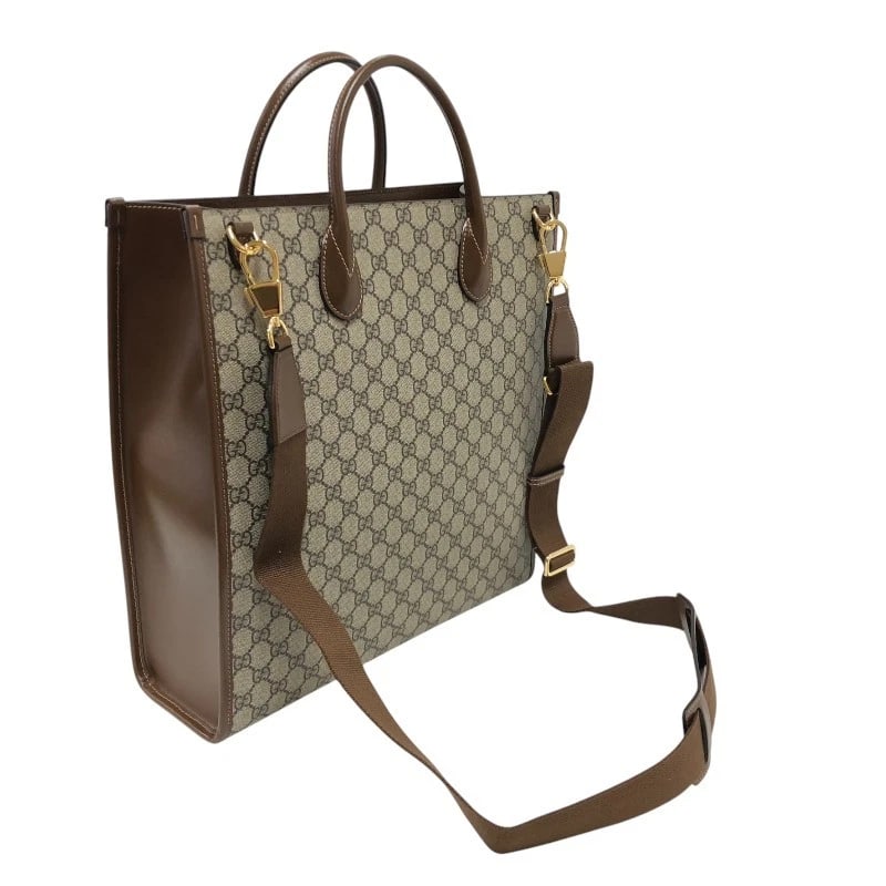 GUCCI INTERLOCKING G MEDIUM TOTE BAG - 2