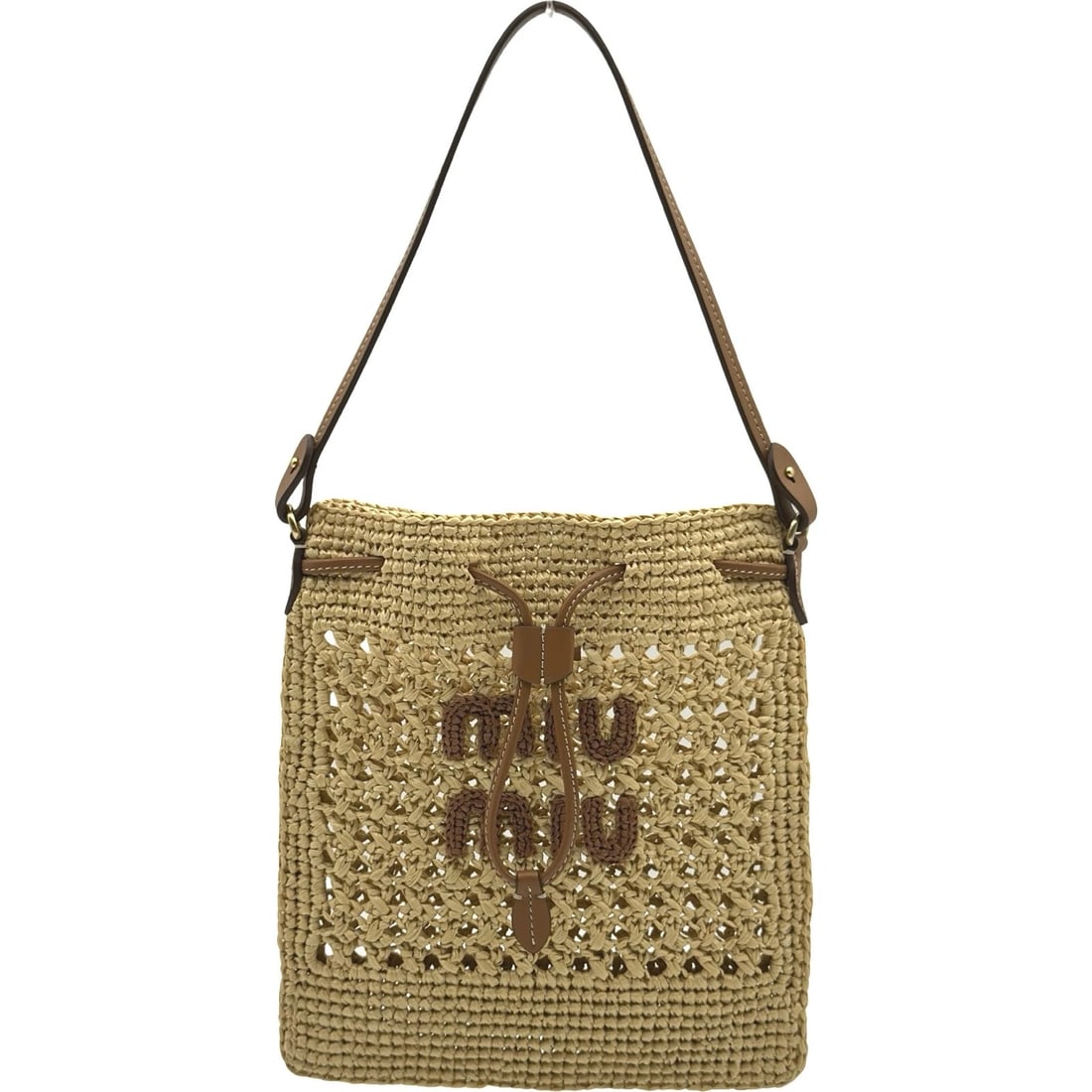 MIU MIU WOVEN FABRIC MINI BAG HANDBAG (1 of 10)