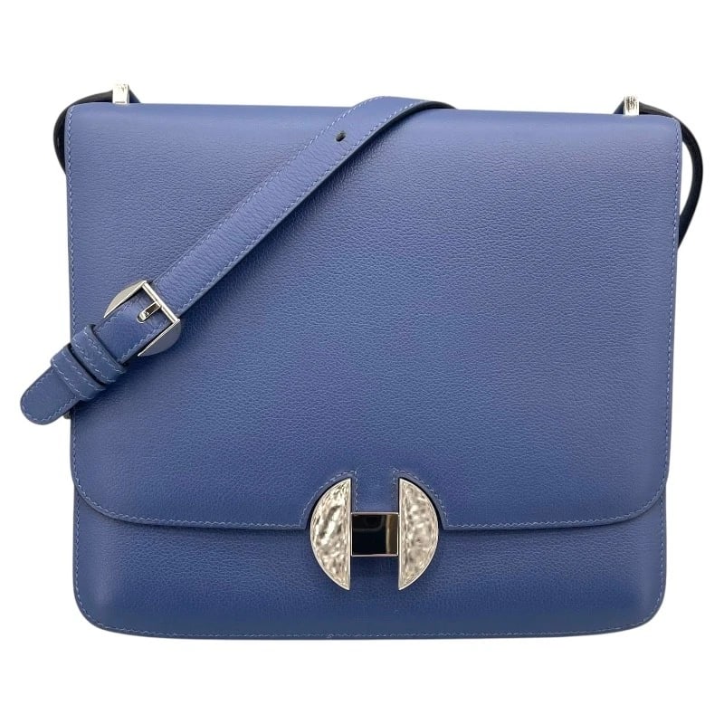 HERMES HERMES 2 SHOULDER BAG: HERMES Hermes 2 Shoulder Bag Brand: HERMES Type: Shoulder Bag Material: Evercolor Color: Blue Brighton SVHardware Size: W26cm x H23cmx D3cm W10.2 x H9.1x D1.2inch Accessories: None Accesso