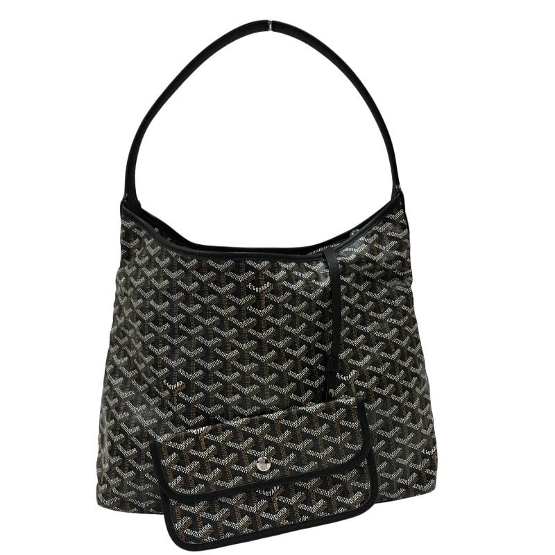 GOYARD BOHEME HOBO BAG SHOULDER BAG: GOYARD Boheme Hobo Bag Shoulder Bag Brand: GOYARD Type: Shoulder Bag Material: Gojardin Canvas Color: black Size: W40cm x H30cmx D13cm W15.7 x H11.8x D5.1inch Accessories: None Accessories Notice: