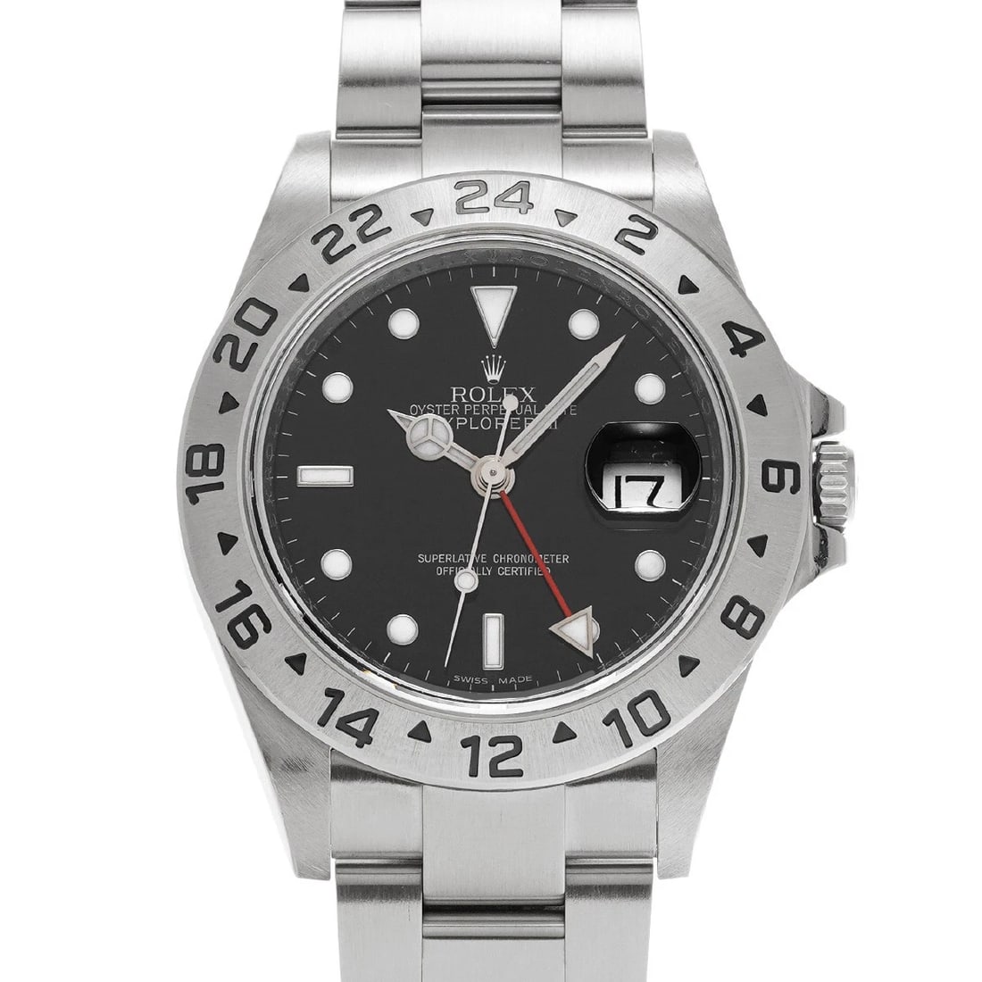 ROLEX EXPLORER II BLACK WATCH: ROLEX Explorer II Black WATCH Brand: ROLEX Type: Wristwatch Material: Band Material Stainless steel, Case Material Stainless steel Color: Dial Color Black Size: ??Case? H/about 40mm W/about 40mm