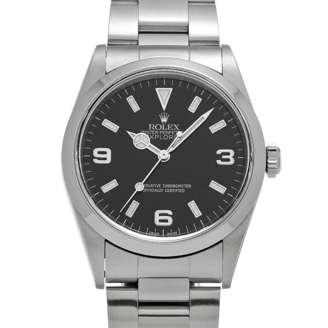 ROLEX EXPLORER BLACK WATCH: ROLEX Explorer Black WATCH Brand: ROLEX Type: Wristwatch Material: Band Material Stainless steel, Case Material Stainless steel Color: Dial Color Black Size: ??Case? H/about 36mm W/about 36mm D/about 
