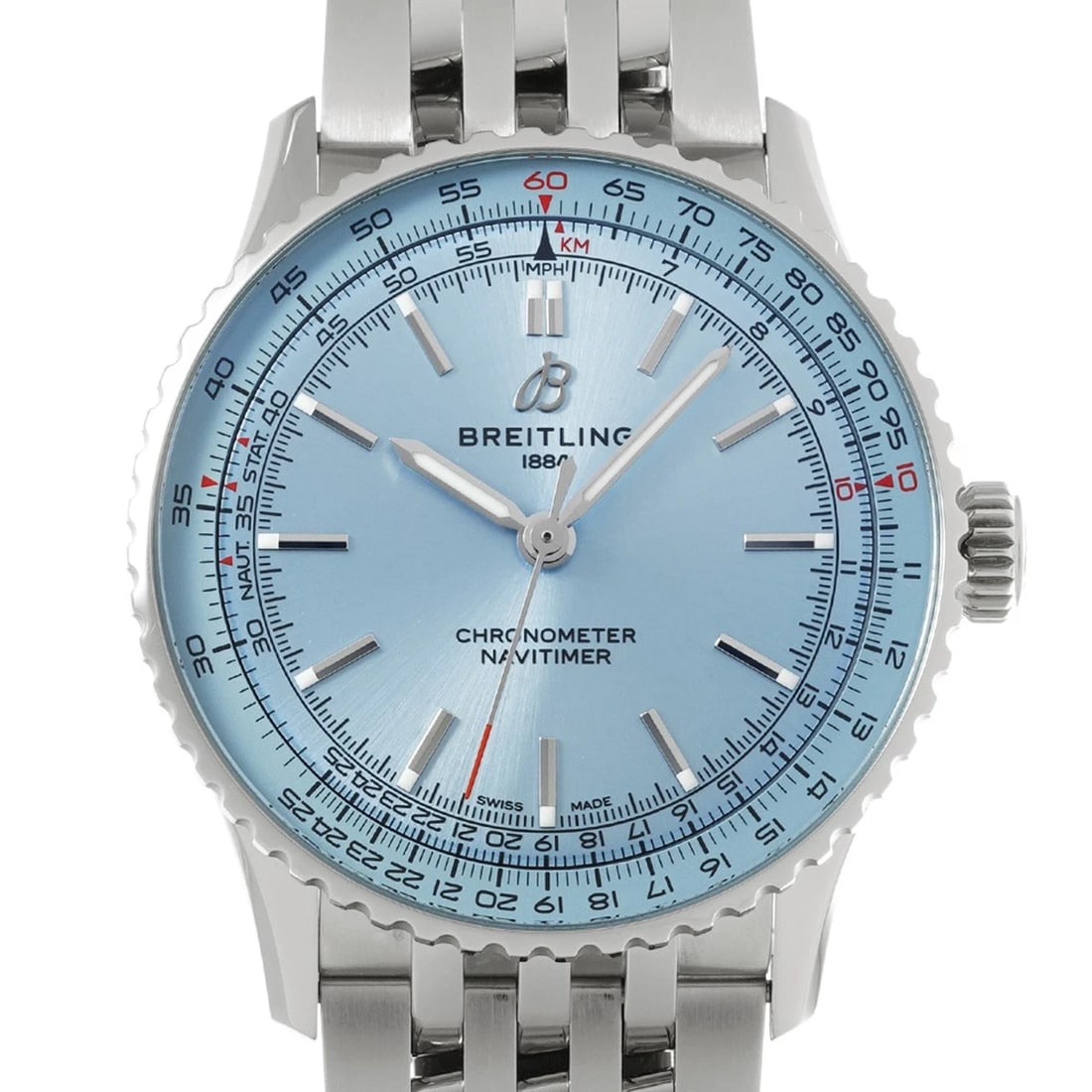 BREITLING NAVITIMER BLUE WATCH - 4