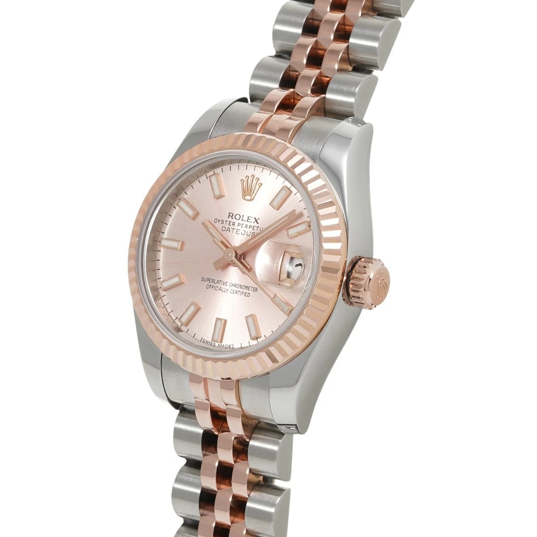 ROLEX DATEJUST PINK WATCH - 2