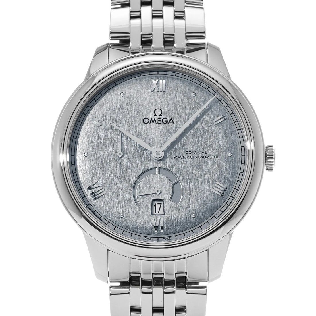 OMEGA DE VILLE PRESTIGE CO AXIAL MASTER CHRONOMETER WATCH: OMEGA De Ville Prestige Co axial Master Chronometer WATCH Brand: OMEGA Type: Wristwatch Material: Band Material Stainless steel, Case Material Stainless steel Color: Dial Color Light blue Size: ??Case