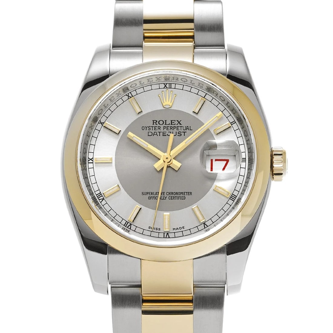 ROLEX DATEJUST GRAY SILVER WATCH: ROLEX Datejust gray Silver WATCH Brand: ROLEX Type: Wristwatch Material: Band Material Stainless steel/Yellow Gold, Case Material Stainless steel/Yellow Gold Color: Dial Color gray/Silver Size: ??Case
