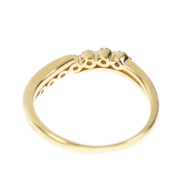 K18YG DIAMOND RING - 2