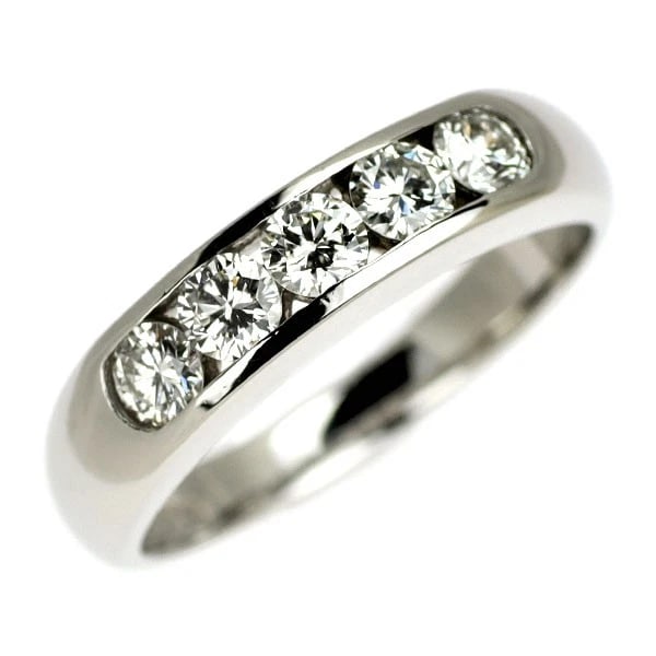 PT900 DIAMOND RING: Pt900 diamond ring Brand: None Type: rings Material: Pt900, Main Stone/Creation Natural Color: Silver Size: 5.25US Accessories: None Accessories Notice: When purchasing pre-owned goods, please refer