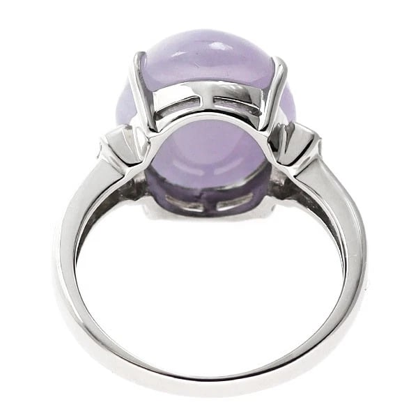 PT900 JADE/JADE DIAMOND RING - 2