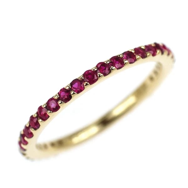 BENE BENE K18YG RUBY RING: Bene Bene K18YG ruby ring Brand: None Type: rings Material: K18YG, Main Stone/Creation ruby Color: Yellow Gold Size: 4.5US Accessories: None Accessories Notice: When purchasing pre-owned goods,