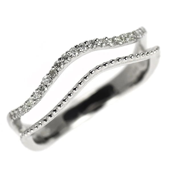 PT950 DIAMOND RING: Pt950 diamond ring Brand: None Type: rings Material: Pt950, Main Stone/Creation Natural Color: Silver Size: 6US Accessories: None Accessories Notice: When purchasing pre-owned goods, please refer to