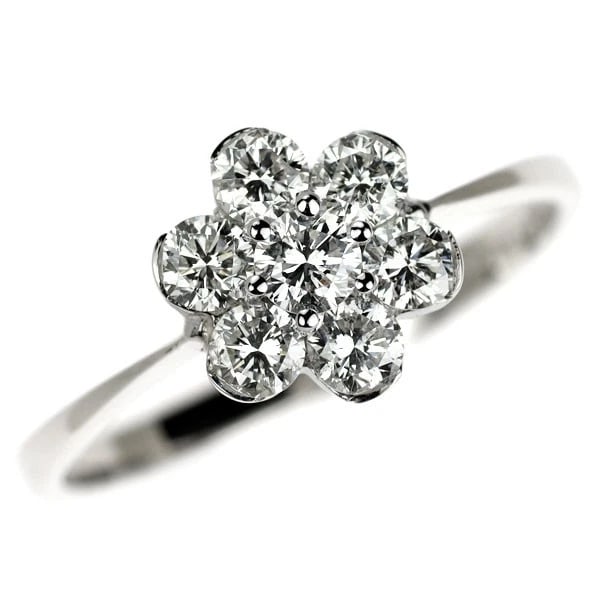 K18WG DIAMOND RING: K18WG diamond ring Brand: None Type: rings Material: K18WG, Main Stone/Creation Natural Color: White Gold Size: 6.75 - 7US Accessories: None Accessories Notice: When purchasing pre-owned goods,
