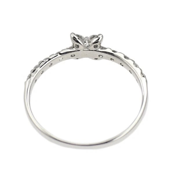 K18WG DIAMOND RING - 2