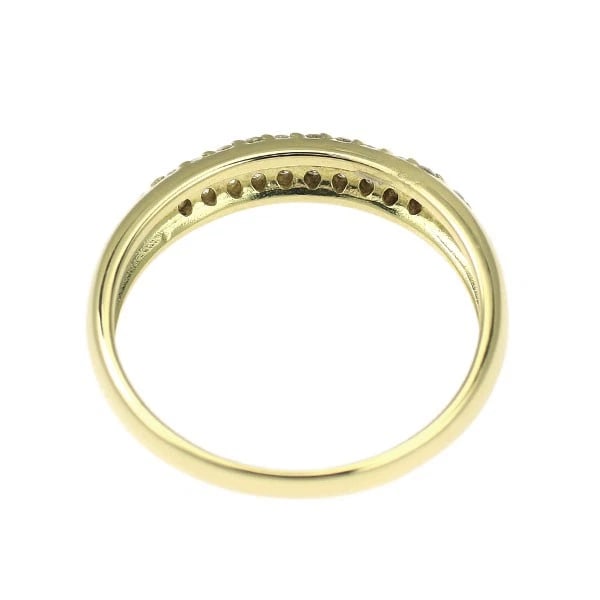 K18YG DIAMOND RING - 2