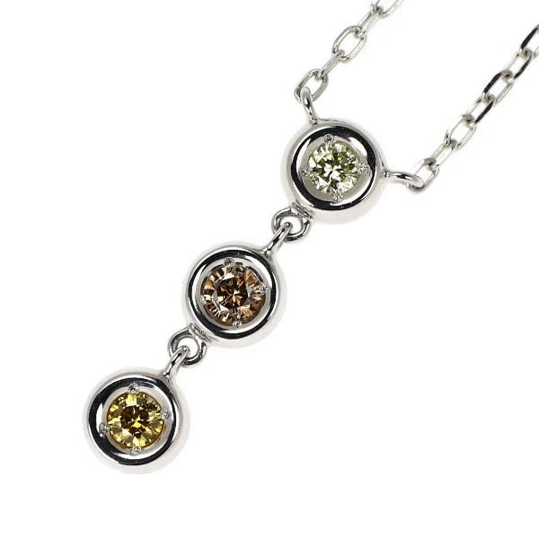 MIKIMOTO K18WG DIAMOND PENDANT NECKLACE: Mikimoto K18WG Diamond Pendant Necklace Brand: Mikimoto Type: pendant necklace Material: K18WG, Main Stone/Creation Natural Color: White Gold Size: Necklace: Chain Length 39.5cm Accessories: None