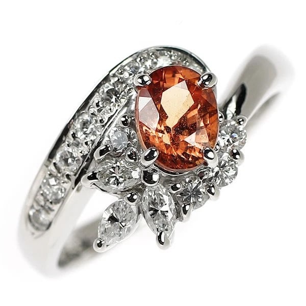 PT850 SAPPHIRE DIAMOND RING: Pt850 Sapphire Diamond Ring Brand: None Type: rings Material: Pt850, Main Stone/Creation sapphiresidestonediamond Color: Silver Size: 6.25 - 6.5US Accessories: None Accessories Notice: When