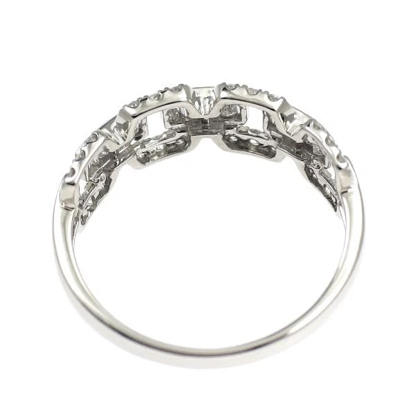K18WG DIAMOND RING - 2
