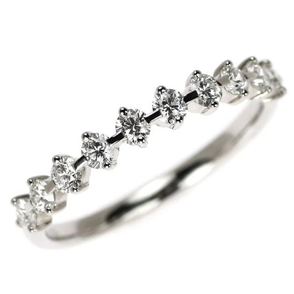 PT900 DIAMOND RING: Pt900 diamond ring Brand: None Type: rings Material: Pt900, Main Stone/Creation Natural Color: Silver Size: 6.75 - 7US Accessories: None Accessories Notice: When purchasing pre-owned goods, please