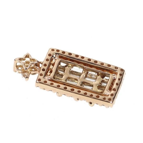 K18PG DIAMOND PENDANT - 2