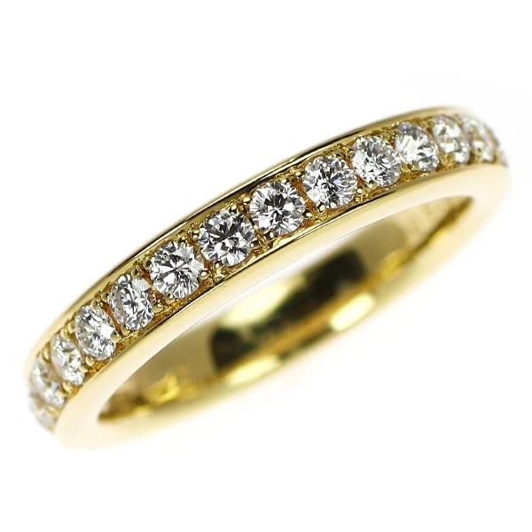 GIMMEL K18YG DIAMOND RING: Gimmel K18YG Diamond Ring Brand: None Type: rings Material: K18YG, Main Stone/Creation Natural Color: Yellow Gold Size: 4.75 - 5US Accessories: None Accessories Notice: When purchasing pre-owned