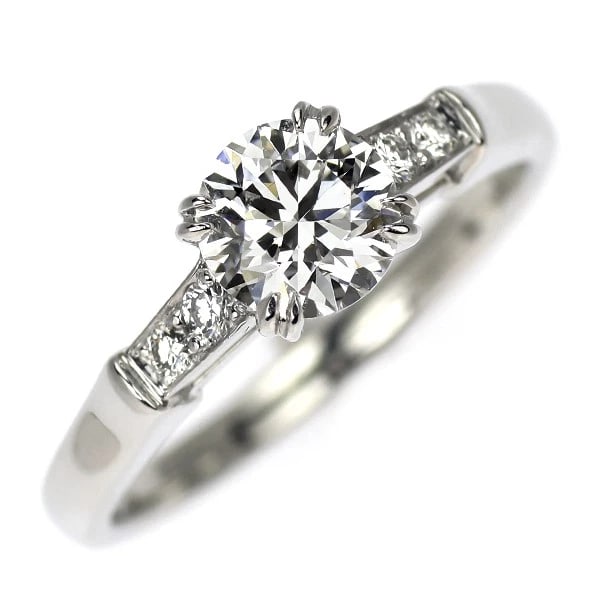 HARRY WINSTON PT950 DIAMOND RING: Harry Winston Pt950 Diamond Ring Brand: Harry Winston Type: rings Material: Pt950, Main Stone/Creation Natural Color: Silver Size: 4.75 - 5US Accessories: None Accessories Notice: When pur
