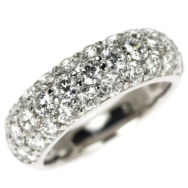 PT900 H&C DIAMOND RING: Pt900 H&C diamond ring Brand: None Type: rings Material: Pt900, Main Stone/Creation Natural Color: Silver Size: 5.25US Accessories: None Accessories Notice: When purchasing pre-owned goods, please