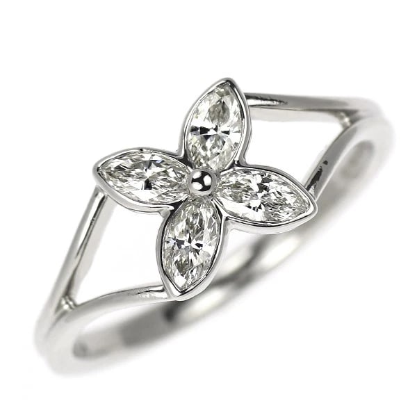 TIFFANY & CO PT950 DIAMOND RING: Tiffany & Co Pt950 Diamond Ring Brand: Tiffany Type: rings Material: Pt950, Main Stone/Creation Natural Color: Silver Size: 4US Accessories: None Accessories Notice: When purchasing pre-owned goods,