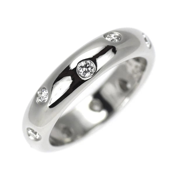 TIFFANY & CO PT950 DIAMOND RING: Tiffany & Co Pt950 Diamond Ring Brand: Tiffany Type: rings Material: Pt950, Main Stone/Creation Natural Color: Silver Size: US 3.75 Accessories: None Accessories Notice: When purchasing pre-owned
