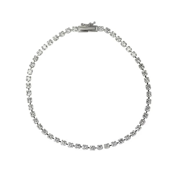PT850 DIAMOND BRACELET: Pt850 diamond bracelet Brand: None Type: bracelets Material: Pt850, Main Stone/Creation Natural Color: Silver Size: Length/Width/Diameter (CM) 2.6 Accessories: None Accessories Notice: When