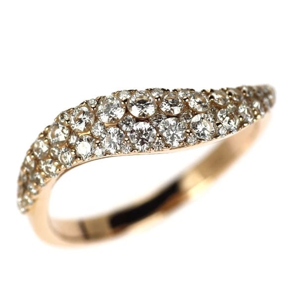 CELEDIA K18PG DIAMOND RING: Celedia K18PG diamond ring Brand: None Type: rings Material: K18PG, Main Stone/Creation Natural Color: pink Gold Size: 6.25 - 6.5US Accessories: None Accessories Notice: When purchasing pr