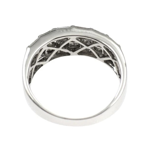 K18WG DIAMOND RING - 2