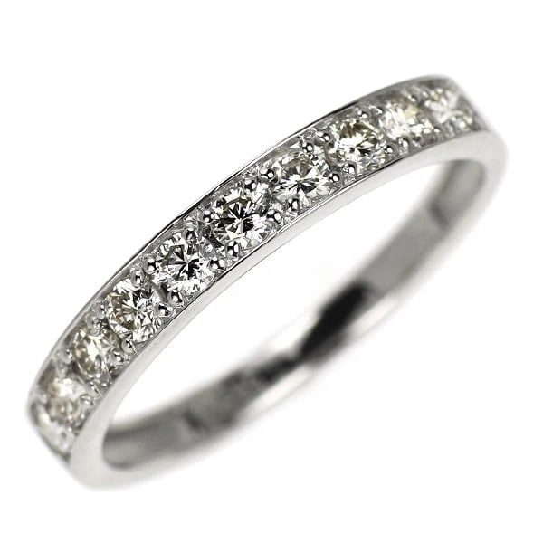 PT950 DIAMOND RING: Pt950 diamond ring Brand: None Type: rings Material: Pt950, Main Stone/Creation Natural Color: Silver Size: US 6 Accessories: None Accessories Notice: When purchasing pre-owned goods, please refer to