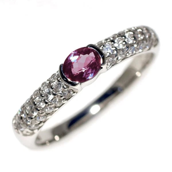 PT900 ALEXANDRITE DIAMOND RING: Pt900 Alexandrite Diamond Ring Brand: None Type: rings Material: Pt900, Main Stone/Creation alexandriteSide Stonediamonds Color: Silver Size: 6.25 - 6.5US Accessories: None Accessories Not
