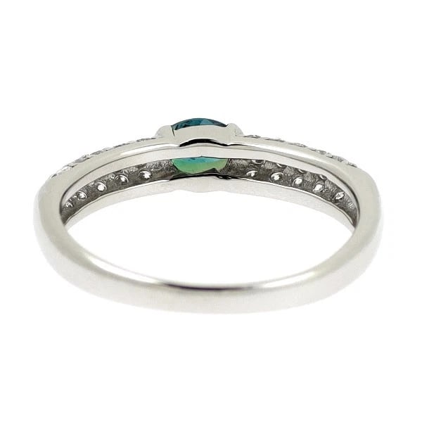 PT900 ALEXANDRITE DIAMOND RING - 3