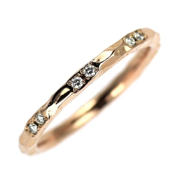 LUCIE K18PG DIAMOND RING JAPAN: Lucie K18PG diamond ring JAPAN Brand: None Type: rings Material: K18PG, Main Stone/Creation Natural Color: pink Gold Size: 3.25US Accessories: None Accessories Notice: When purchasing pre-owned