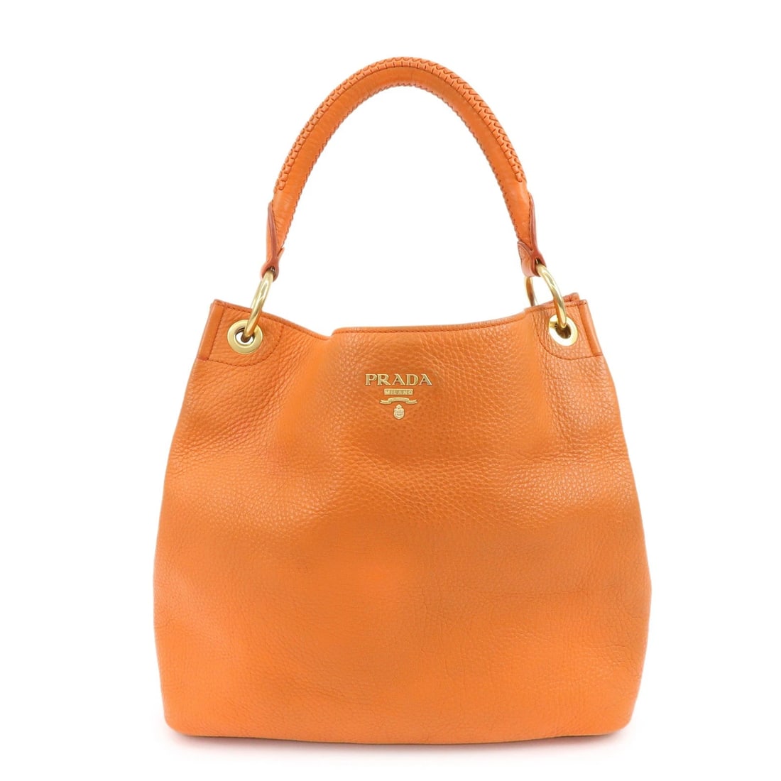 PRADA LOGO LEATHER SHOULDER BAG TOTE BAG HAND BAG: PRADA Logo Leather Shoulder Bag Tote Bag Hand Bag Brand: prada Type: shoulder bag Material: Leather Color: Orange Size: W39cm(15.35")H29cm(11.42")D17cm(6.69") Accessories: None Accessories