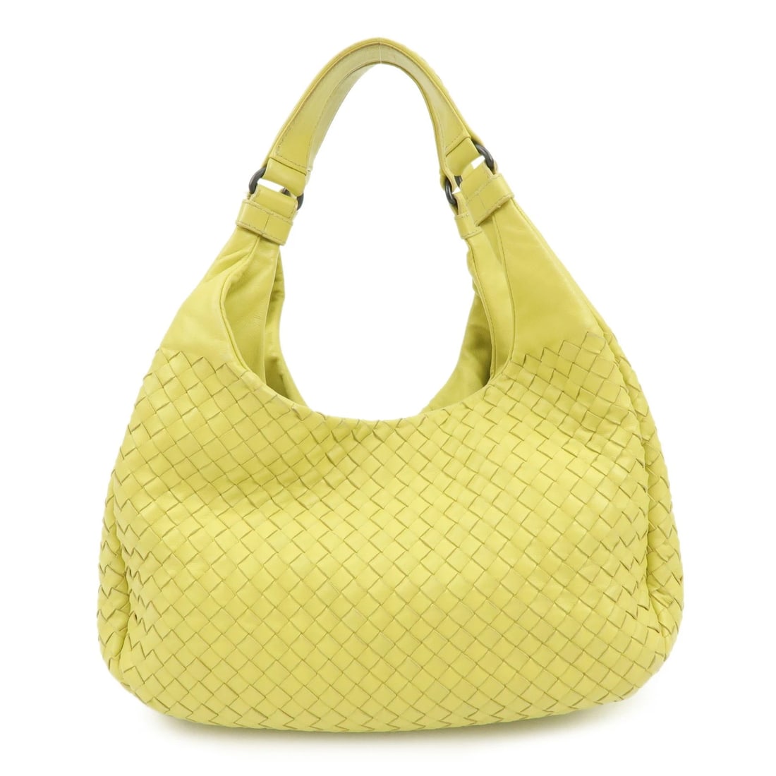 BOTTEGA VENETA INTRECCIATO CAMPANA LEATHER HAND BAG: BOTTEGA VENETA Intrecciato Campana Leather Hand Bag Brand: bottega veneta Type: hand bag Material: Leather Color: Yellow Size: W36cm(14.17")H29cm(11.42")D17cm(6.69") Accessories: None Acce