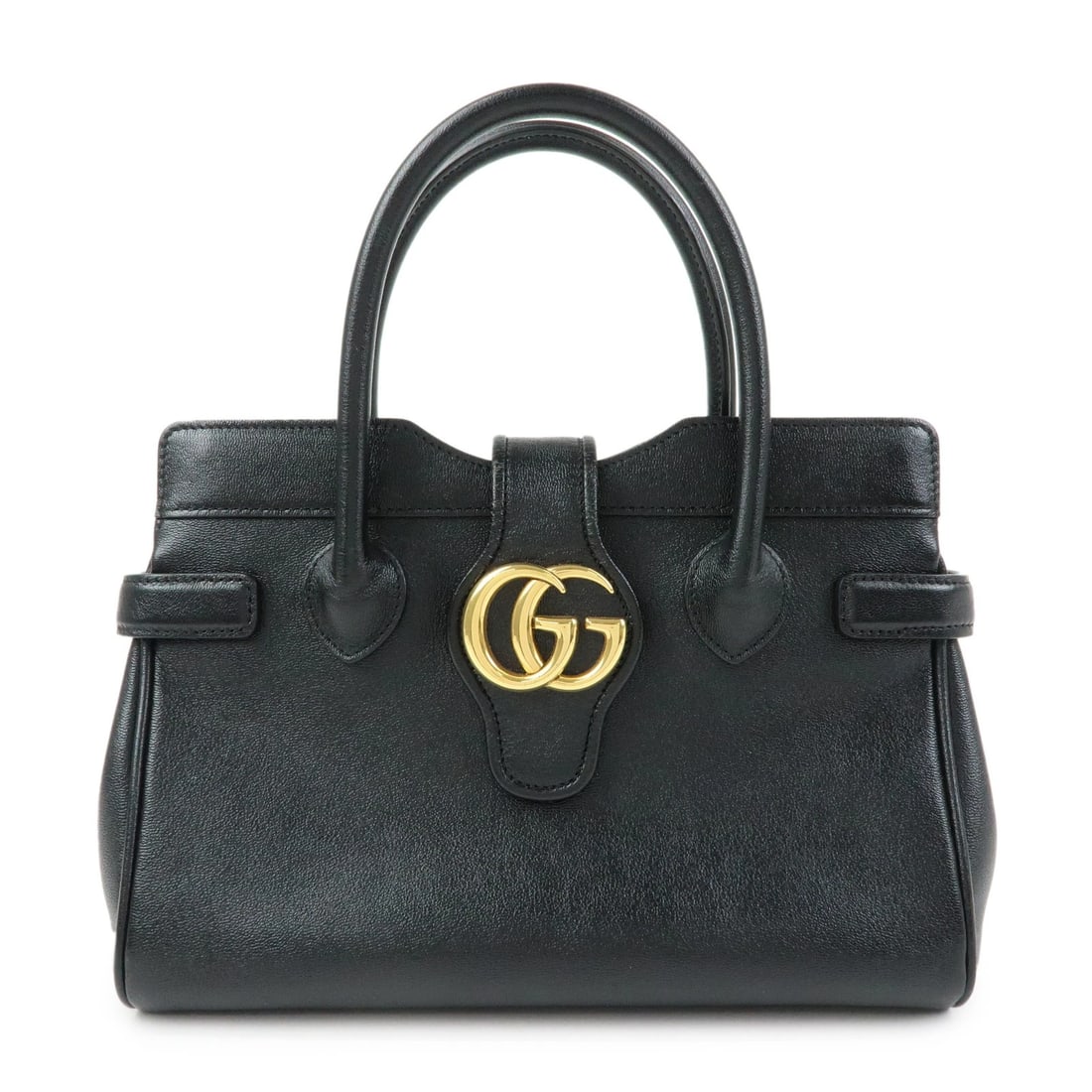 GUCCI GG MARMONT TOP HANDLE LEATHER 2WAY BAG HAND BAG (1 of 6)