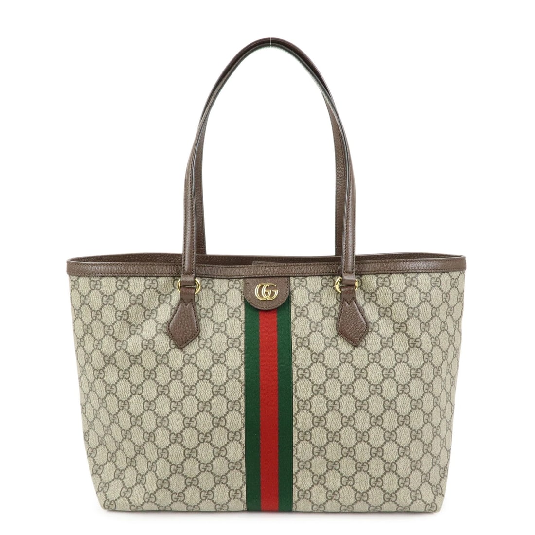 GUCCI OPHIDIA SHERRY GG SUPREME LEATHER MEDIUM TOTE BAG: GUCCI Ophidia Sherry GG Supreme Leather Medium Tote Bag Brand: GUCCI Type: Tote Bag Material: GG Supreme , Leather Color: Beige , Brown Size: W45.5cm(17.91")H27.5cm(10.83")D14cm(5.51") Accessories