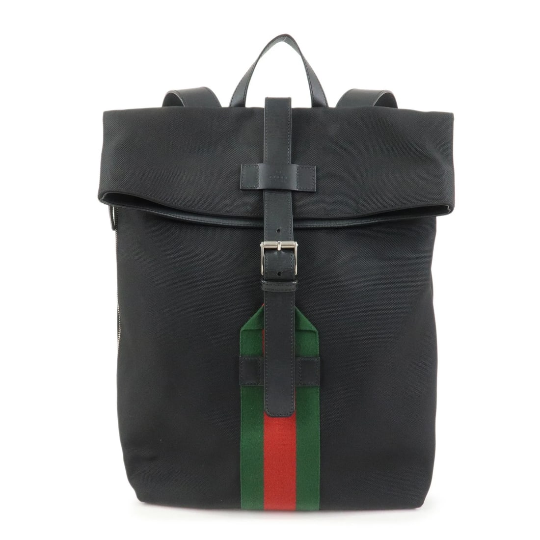 GUCCI SHERRY CANVAS LEATHER BACKPACK RUCKSACK BLACK: GUCCI Sherry Canvas Leather Backpack Rucksack Black Brand: Louis Vuitton Type: shoulder strap Material: Canvas , Leather Color: Black Size: W40cm(15.75")H40cm(15.75")D20cm(7.87") Accessories: None